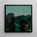 L'Étoile du soir - Franz von Stuck — inramlat konstverk på väggen