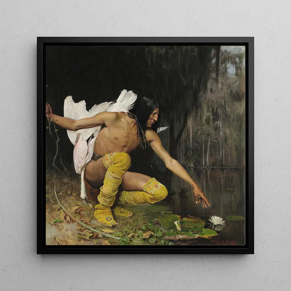 L'Indien et le lys - George de Forest Brush