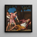 L'Ivresse de Noé - Jacopo da Empoli — inramlat konstverk på väggen