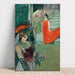 Reproduktion av målningen L'Opera Messalina i Bordeaux - Henri de Toulouse-Lautrec