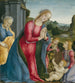 L'adoration de l'enfant Jésus - Vincenzo Frediani — vy av konstverket
