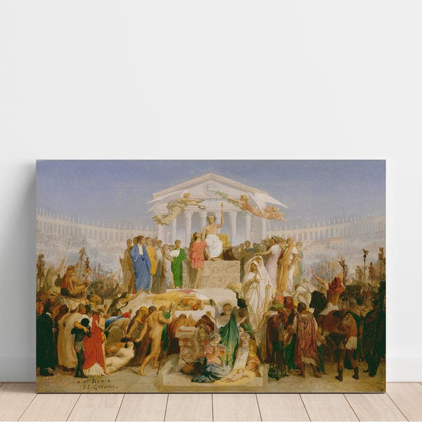 Reproduktion av målningen Längd: 60 cm, Höjd: 80 cm - Jean-Léon Gérôme