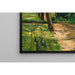 Reproduktion av målningen Längd: 60 cm, Höjd: 50 cm, Material: Olja på duk, Ursprung: Tyskland, År: 1910, Konsttryck av Max Liebermann, "L'allée de bouleaux du Wannseegarten vers l'est"