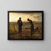 Reproduktion av målningen L'angelus - Jean-François Millet