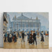 Reproduktion av målningen L’arrivée des Midinettes - Jean Béraud
