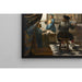 Reproduktion av målningen av L'art de la peinture - Johannes Vermeer