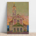 Reproduktion av målningen L'Église, Lago Maggiore - Henri Le Sidaner