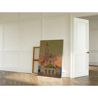 L'église, Lago Maggiore - Henri Le Sidaner | Reproduction Tableau Décoration murale affiche copie