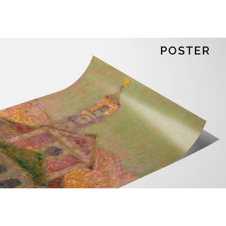 L'église, Lago Maggiore - Henri Le Sidaner | Reproduction Tableau Décoration murale affiche copie
