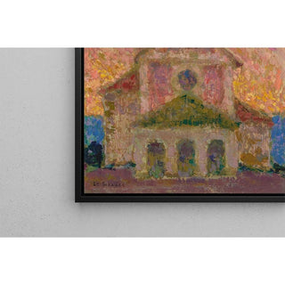 L'église, Lago Maggiore - Henri Le Sidaner | Reproduction Tableau Décoration murale affiche copie