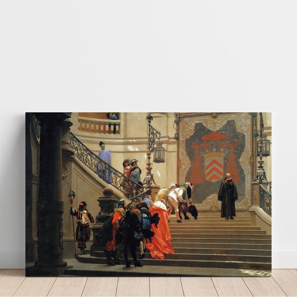 Reproduktion av målningen L'eminence Grise - Jean-Léon Gérôme