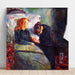 Reproduktion av målningen Lilla barnet sjuk - Edvard Munch