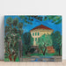 Reproduktion av målningen Längd: 50 cm, Höjd: 60 cm, Målning av Raoul Dufy, "L'entrée du jardin"
