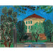 Reproduktion av målningen Längd: 50 cm, Höjd: 60 cm, Målning av Raoul Dufy, "L'entrée du jardin"