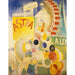 Reproduktion av målningen av Cardiff-laget - Robert Delaunay