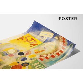 L'équipe de Cardiff - Robert Delaunay | Reproduction Tableau Décoration murale affiche copie