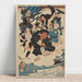 Reproduktion av målningen Långsamt berättelse om Ukiyo Matahei - Utagawa Kuniyoshi