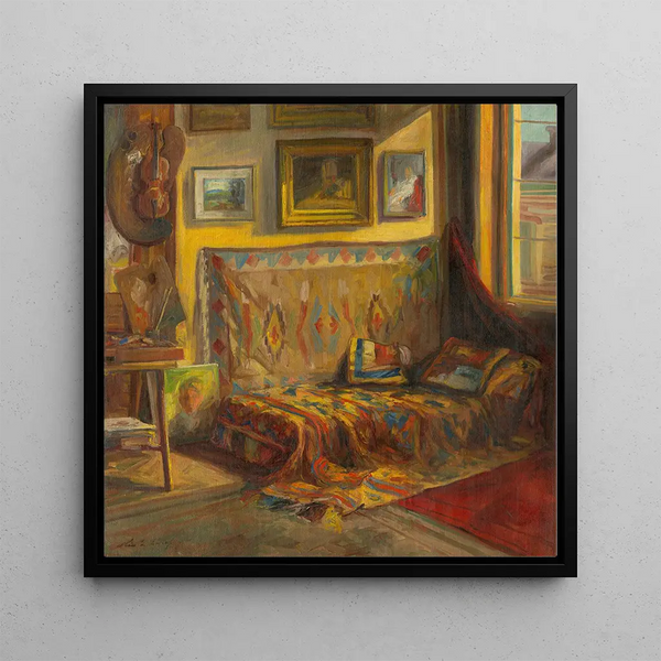 L'intérieur de l'atelier de l'artiste - Viktor Kiss