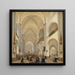 L'intérieur de la cathédrale de Roskilde - Ditlev Martens — inramlat konstverk på väggen