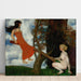 Reproduktion av målningen La Balançoire - Franz von Stuck