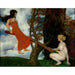 Reproduktion av målningen La Balançoire - Franz von Stuck