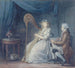 La Belle Harpiste - Jean-Baptiste Mallet — vy av konstverket