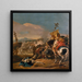La Capture de Carthage - Giovanni Battista Tiepolo — inramlat konstverk på väggen