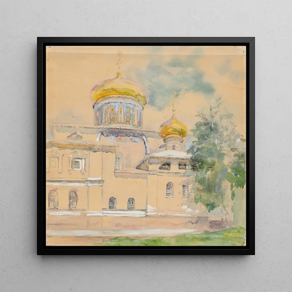 La Cathédrale de la Nativité du Monastère Savvino-Storozhevsky près de Zvenigorod - Maria Yakunchikova