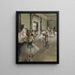 Reproduktion av målningen La Classe de danse - Edgar Degas