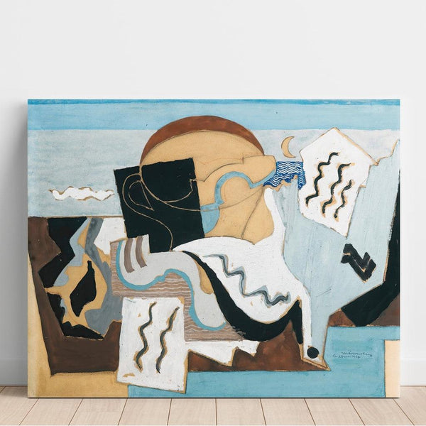 Reproduktion av målningen La Colombe Poignardée - Louis Marcoussis