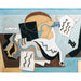 Reproduktion av målningen La Colombe Poignardée - Louis Marcoussis