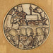 La Construction du Temple - Sir Edward Coley Burne-Jones — visat i en interiör