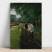 Reproduktion av målningen La Corderie à Edam - Max Liebermann