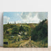 Reproduktion av målningen La Côte de Jalais, Pontoise - Camille Pissarro