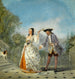 La Cour amoureuse réticente - Henry Andrews — vy av konstverket