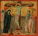 La Crucifixion - Maître de la chapelle Dotto — vy av konstverket
