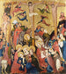 La Crucifixion - Maître du Rhin moyen — vy av konstverket