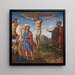 La Crucifixion - Matteo di Giovanni — inramlat konstverk på väggen