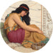 La Danseuse fatiguée - John William Godward — vy av konstverket