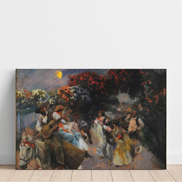 Reproduktion av målningen La Dernière Chanson - Joaquín Sorolla