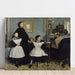 Reproduktion av målningen La Famille Bellelli - Edgar Degas