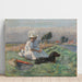 Reproduktion av målningen La Femme au Chien - Pierre Bonnard