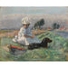 Reproduktion av målningen La Femme au Chien - Pierre Bonnard