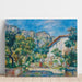 Reproduktion av målningen La Ferme de Magnanosc ou La Villa Raynaud, Grasse - Pierre-Auguste Renoir