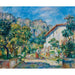 Reproduktion av målningen La Ferme de Magnanosc ou La Villa Raynaud, Grasse - Pierre-Auguste Renoir