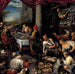 La Fête d'Antoine et Cléopâtre - Leandro Bassano — vy av konstverket