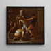 La Flagellation - Luca Giordano — inramlat konstverk på väggen