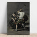 Reproduktion av målningen La Forge - Francisco de Goya