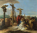 La Lamentation au pied de la croix - Giovanni Domenico Tiepolo — vy av konstverket
