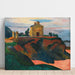 Reproduktion av målningen La Maison Du Pan-Du - Paul Gauguin